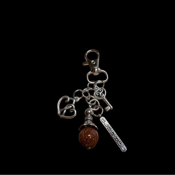 Heart & Key Believe Zipper Charms - Picture 1 of 2